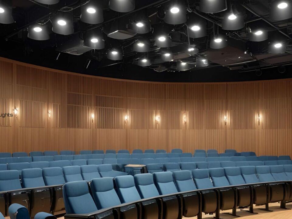 LED lighting for auditoriums