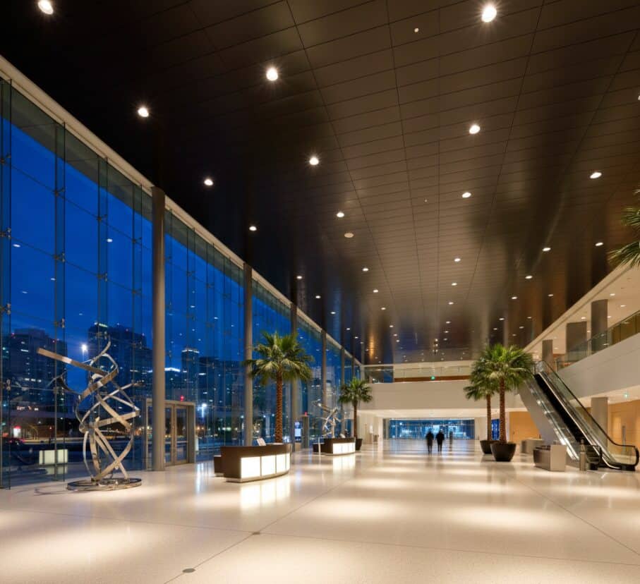 PAR can lights for convention centers