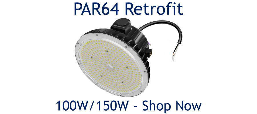 PAR64 LED retrofit lamp high output fixture upgrade